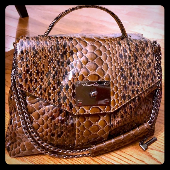 Kenneth Cole Handbags - SOLD Vintage Ken Cole Animal Print Handbag